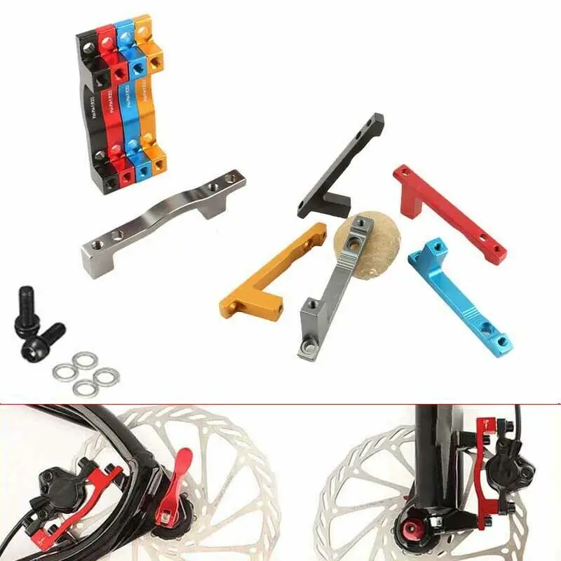 bike Hydraulic Disc Brakes Calipers Front Rear lever Rotor 160//180//203mm Black