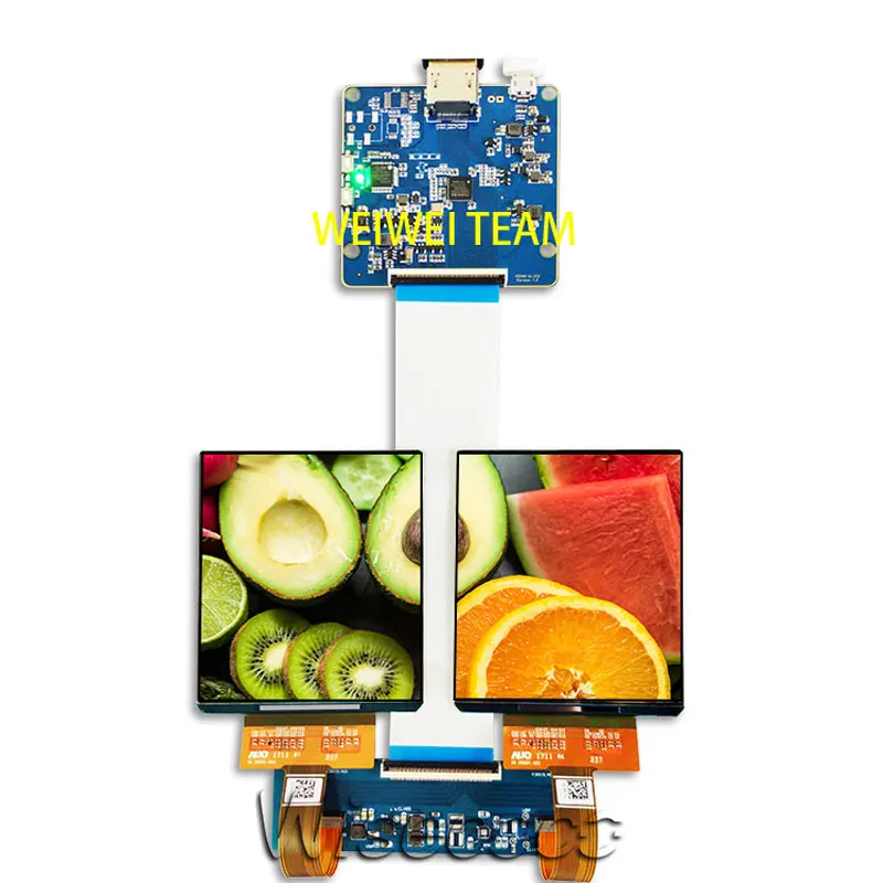 Wisecoco OLED дисплей 3,81 дюймов 1080x1200 AMOLED экран 90 Гц hdmi MIPI плата H381DLN01.2 для VR гарнитуры hmd Виртуальная реальность