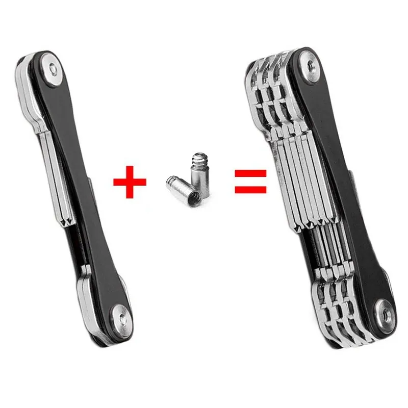 EDC Smart Keys Holder Wallet Door Keys Holder Metal Keychain for Car Pocket Tools Metal Compact Key Organizers