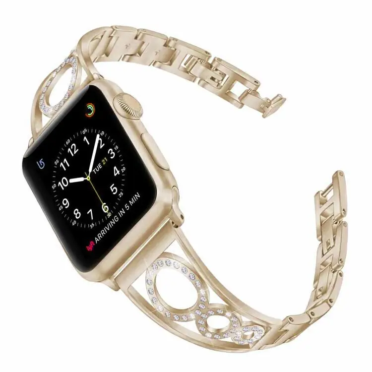 Joyozy прекрасный уникальный деловой женский ремешок для Apple watch band металлическая текстура из нержавеющей стали для Apple watch band series 4/3/2/1