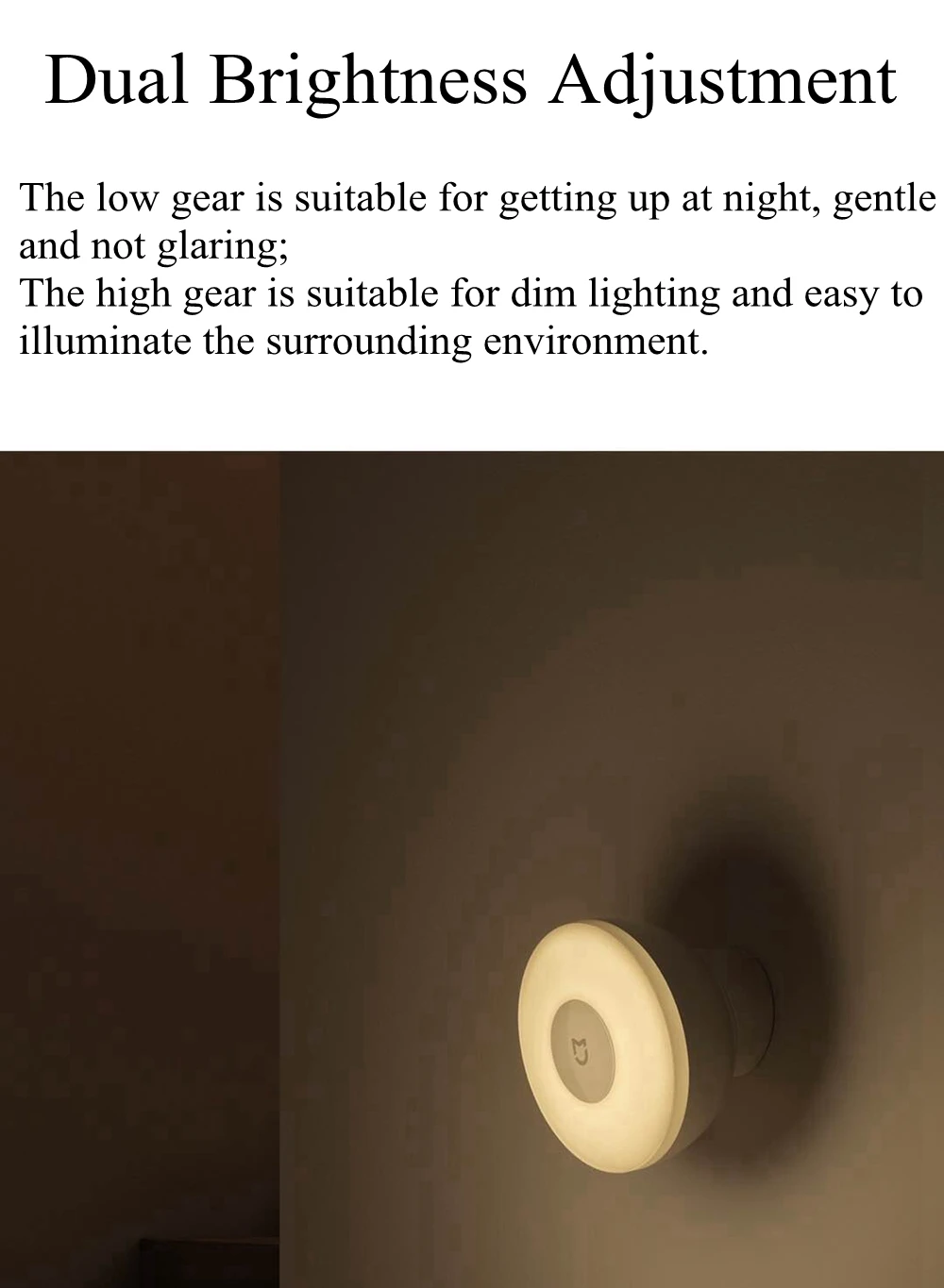 Xiaomi Mijia светодиодный умный датчик движения ночник 2 AA батарея питание Индукционная лампа для шкафа ЛЕСТНИЦЫ шкаф коридор