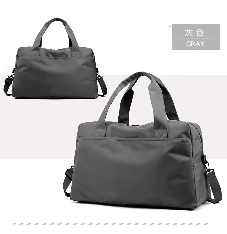Men And Women Celebrity Style Fitness Sports Bag Light Waterproof Nylon Shoulder Bag Large Capacity Travel Boarding Hand Shoulde
