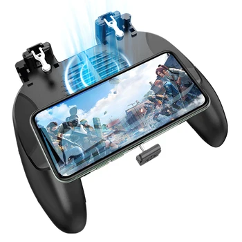 

Pubg Controller Phone Gamepad Pubg Mobile Trigger L1R1 Shooter Joystick Game Pad Holder Cooler Fan with 2000/4000mAh