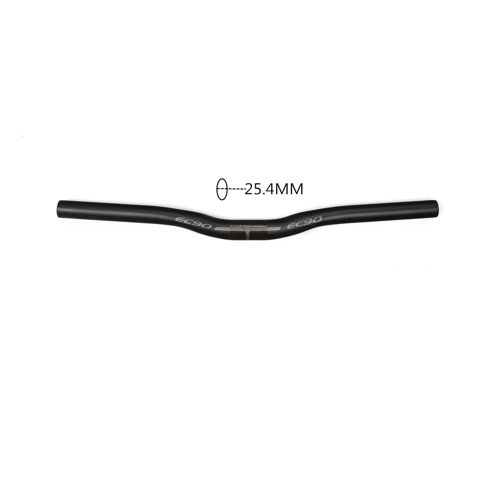 Rise254520mm EC90, углеродный руль для горного велосипеда, MTB, руль для велосипеда, полностью углеродное волокно, детская ручка для велосипеда 3 K, матовая, 25,4 мм - Цвет: Rise254520mm