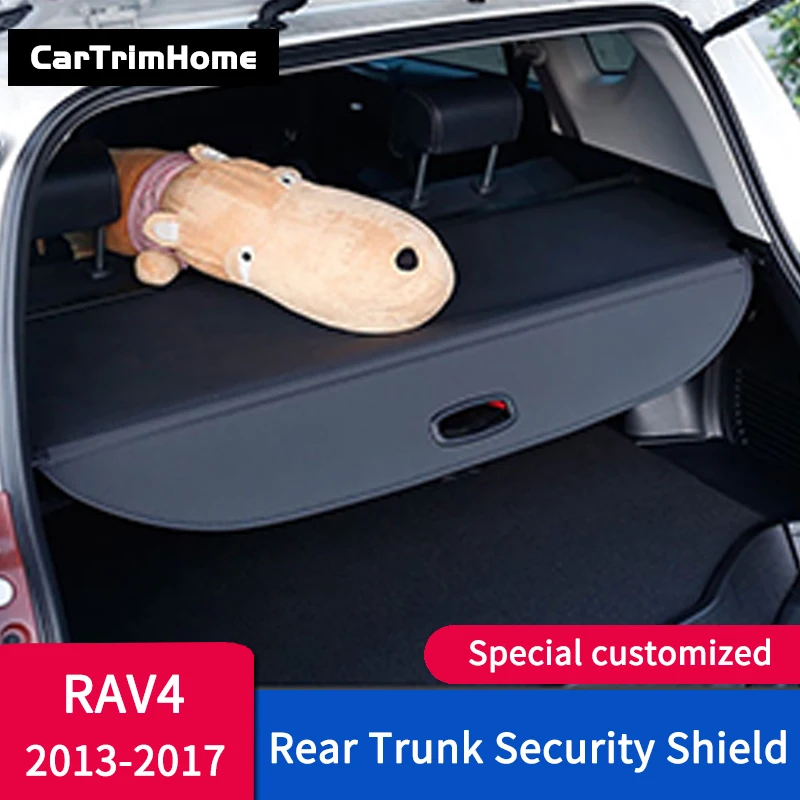 Аксессуары для Toyota RAV4 XA40 2013 rav4 БАГАЖНИК Грузовой Крышка безопасности щит черный
