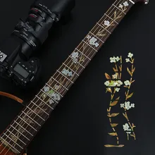 Крест инкрустация наклейки гриф наклейка для Акустическая Электрогитара Бас ультра тонкий стикер аксессуары для гитары