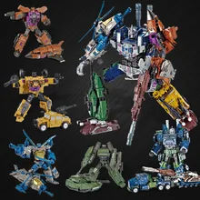 Трансформация игрушка Jingang сплав версия yue звезда Bruticus версии бога войны Робот подходят модели самолет, танк 91606