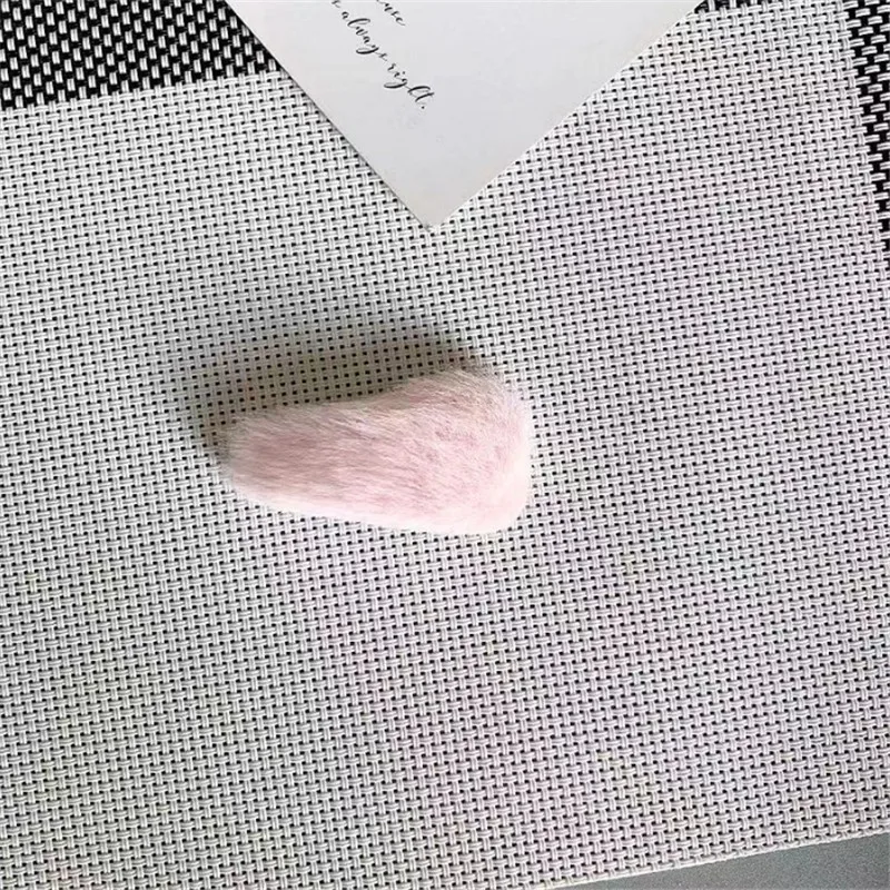 pink 15 шт./лот, новые зимние плюшевые геометрические BB заколки для волос, милые детские заколки для волос для девочек, заколки для волос, аксессуары для волос - Цвет: pink