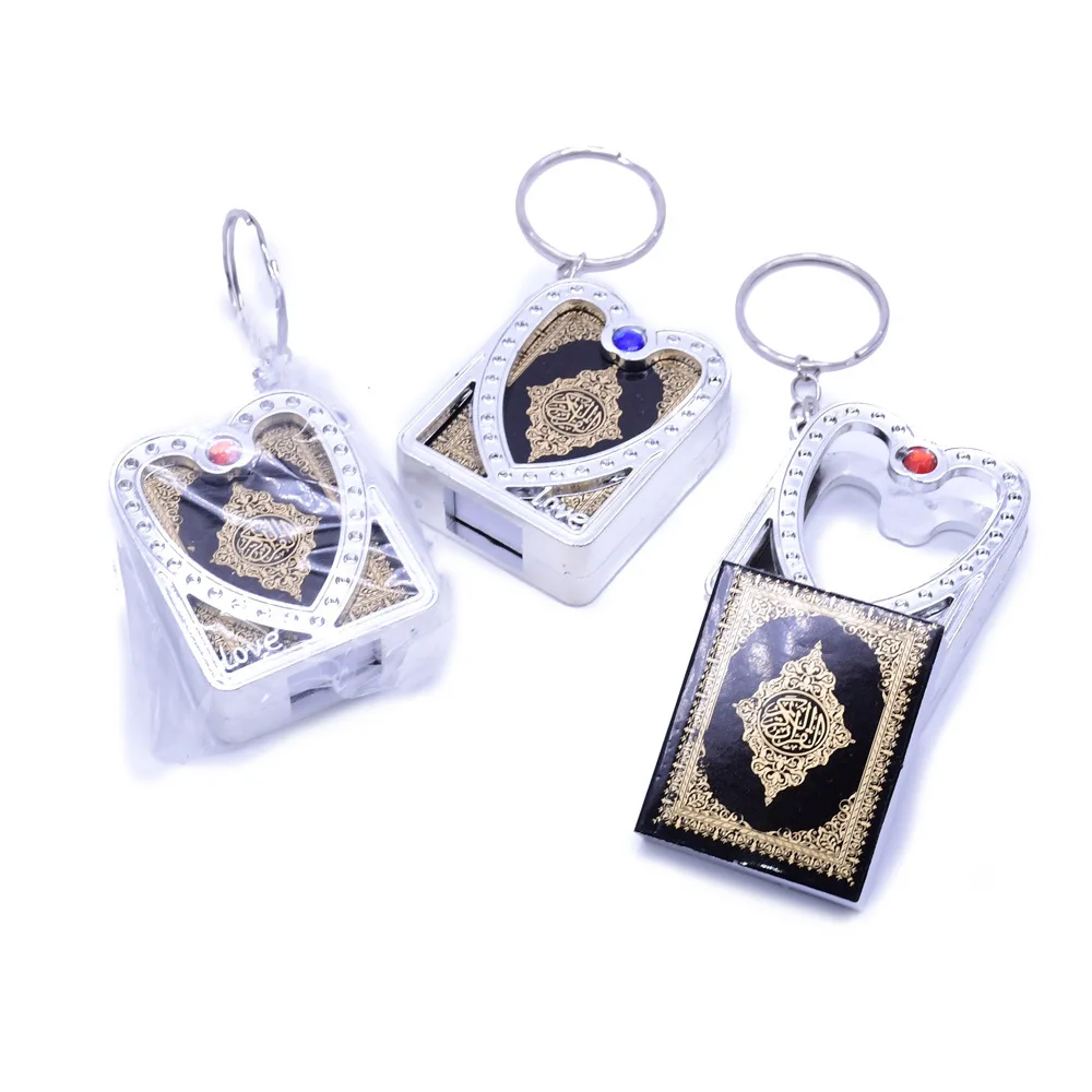 chaveiro com pingente nas gravuras do mini símbolos religiosos de pingente com formato de amor para lembrança muçulmano