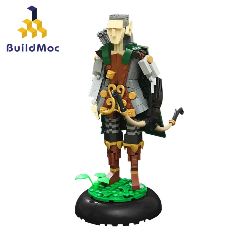 

Buildmoc Elf prince Building Blocks Kit Elves Archer Figures Model Toys Model Kids Girls Boys Gift