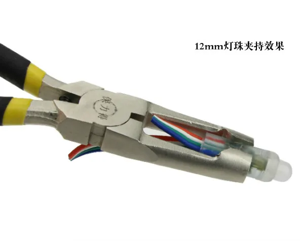 Led 픽셀 램프 플라이어, 그립 펜치, 가시 빛 소켓 플라이어, 천공 된 단어 전구 피어싱 집게