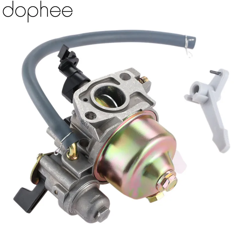Карбюратор dophee с рычагом заслонки для машин HONDA GX160 5.5HP и GX200 6.5HP подходит