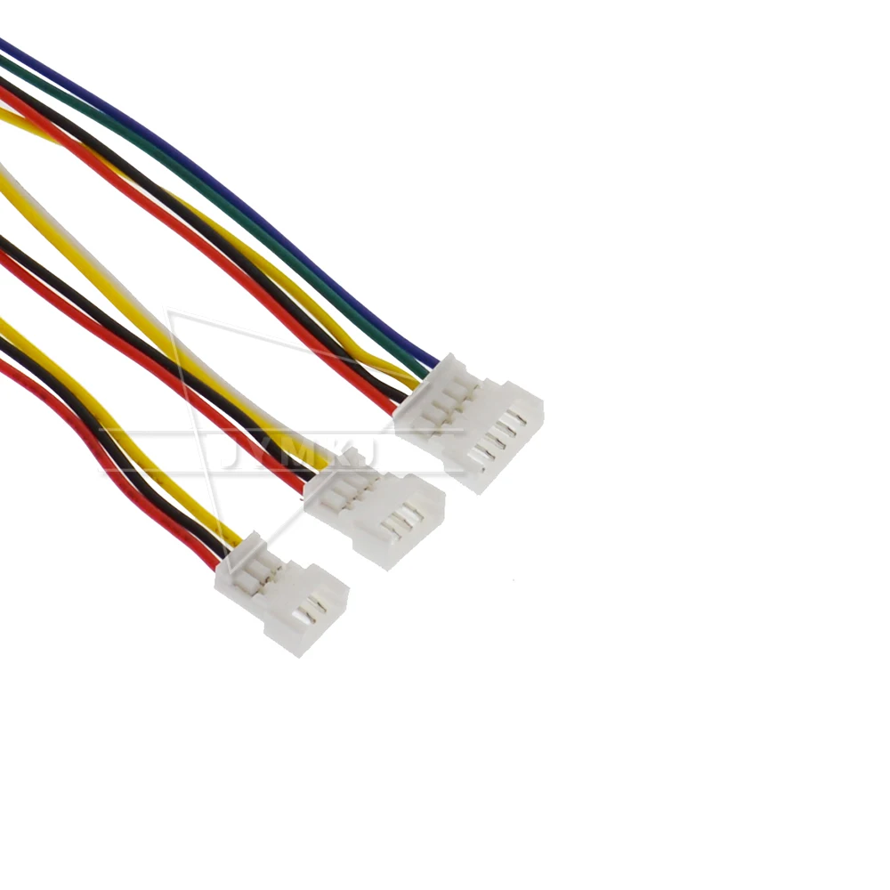 10 шт. Micro XH JST 1 25 2P 3P 4P 5P 6 контактный Штекерный разъем с проводными кабелями 150