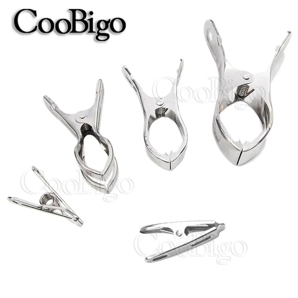 Pins Clips Pegs-Holders Clip-Clothing Sealing-Clamps Food-Bag Stainless-Steel Household