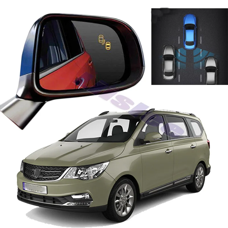 

Radar Warning System Safety Driving Alert Mirror Detection Sensor Car BSM BSD BSA For Baojun 730 2014~2017