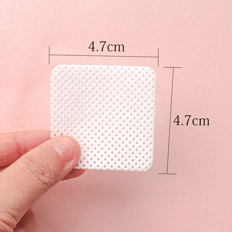 200 pcs Lint-Free Paper Cotton Wipes Eyelash Glue Remover wipe the mouth of the glue bottle prevent clogging glue Cleaner Pads 2