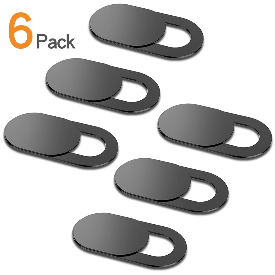 !ACCEZZ 12pcs Webcam Cover Shutter Laptop Camera Magnet Plastic Slider Micro Lens For iPad Macbook Tablet Phone Privacy  Sticker (10)