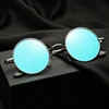Retro Punk Style Round Polarized Sunglasses  Men Women Brand Designer Round Metal Frame  High Quality  Sun Glasses UV400 ► Photo 2/5