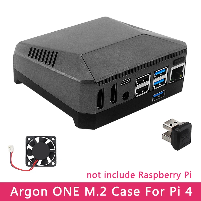 Argon One M.2 Case For Raspberry Pi 4 Model B M.2 Sata Ssd To Usb 3.0 ...