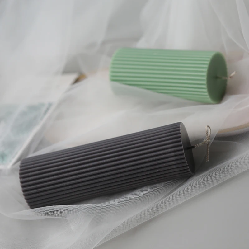 Стеллаж для выставки товаров цилиндр DIY гипс, свеча формы для украшения дома силиконовые формы для свечей пчелиный воск свечи прессформы