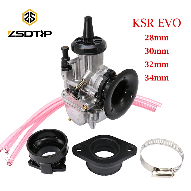 Карбюратор ZSDTRP 4T KSR28 30 32 34 мм КАРБЮРАТОР KSR Evolution KIT EVO Carb для Honda Yamaha KTM с