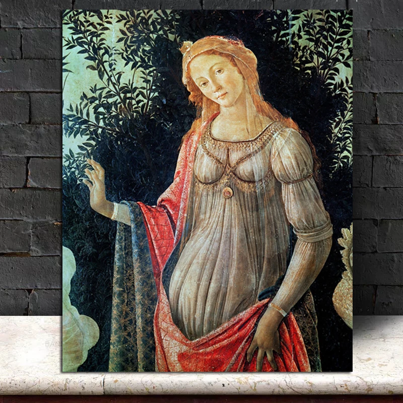 Настенная живопись на холсте Venus La Primavera De Botticelli постеры с принтом современная