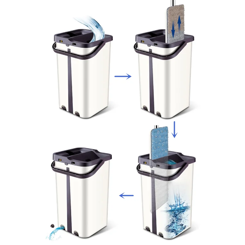 

Spray Magic Automatic Spin Mop Avoid Hand Washing Bucket Floor Mop With Reusable Microfiber Pads 360 Clean Spin Mop Lazy Mop Rag