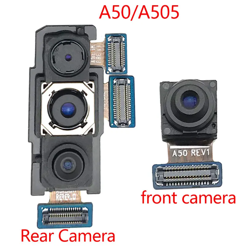 Для Samsung galaxу A50 A505 A505F сзади Камера пенная спинная фронтальная камера с гибким