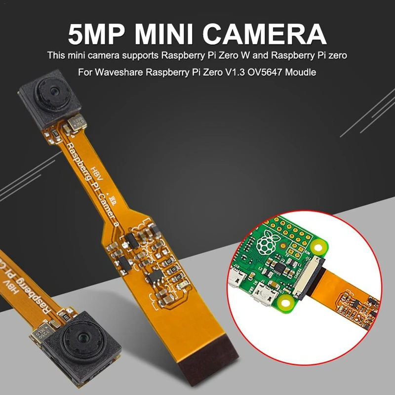 AAAJ-5Mp мини-модуль камеры Raspberry Pi с 72 градусным объективом для Raspberry Pi Zero/Zero W/Zero Wh