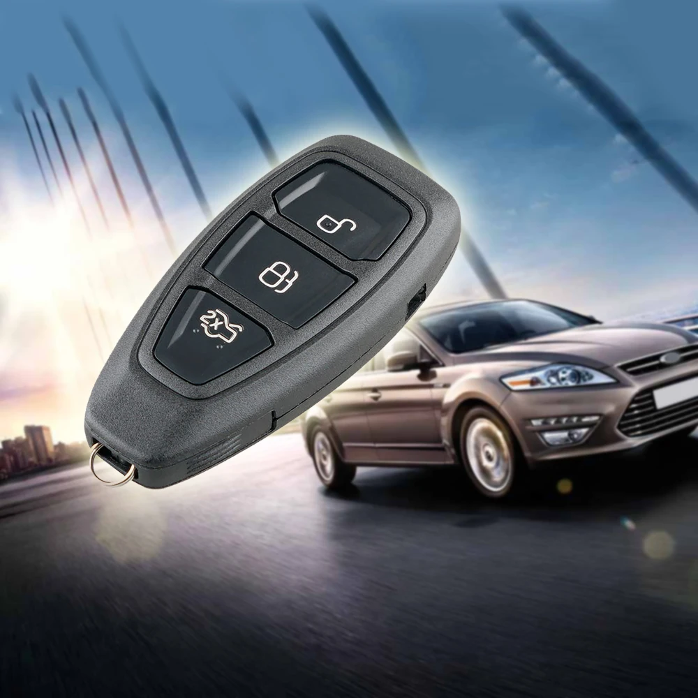 3 кнопки 433 МГц умный Автомобильный Дистанционный ключ для Ford Fiesta Mondeo C-Max Kuga KR55WK48801 Новинка