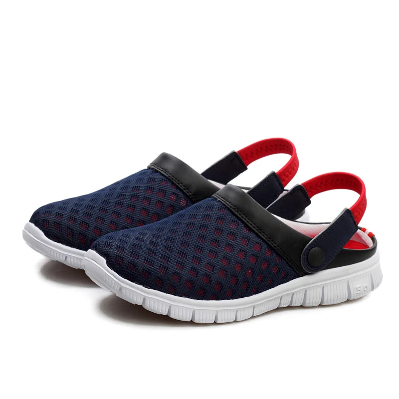 red Crocse Crocks Couple Pool Sandals Summer Outdoor CholasBeach Shoes men Slip On Garden Clogs Casual Water Shower LiteRide Crock - Цвет: red