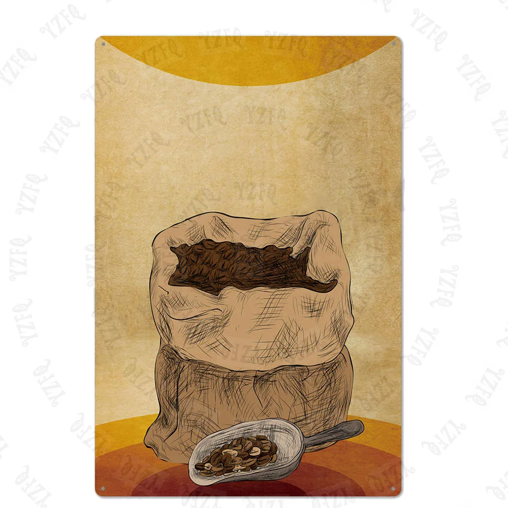 Boemy Targa Decorativa Vintage 'Caffè' In Metallo Con Rilievo – 20x30 Cm, Per Bar, Ristorante, Cucina O Sala Da Pranzo - 2
