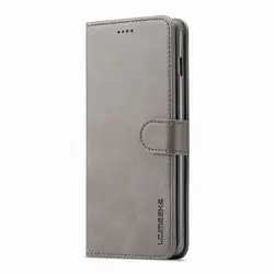Leather Wallet Phone Case Cover for Galaxy S26 Plus (Grey)