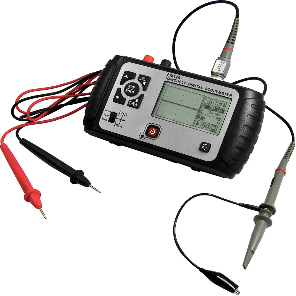 

2 in 1 Multimeter Oscilloscope 25MHz Handheld Scopemeter Voltmeter Ohmmeter Capacitance Screen Digital Oscilloscope osciloscopio