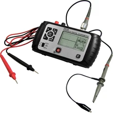 2 in 1 Multimeter Oscilloscope 25MHz Multifunct Handheld Scopemeter Voltmeter Ohmmeter Capacitance Screen Digital Oscilloscope