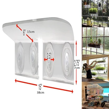 

1*Display Stands Acrylic Potted Plant Display Rack Cosmetic Storage Display Rack Indoor Garden 15*6*2.75in/38*15*7cm