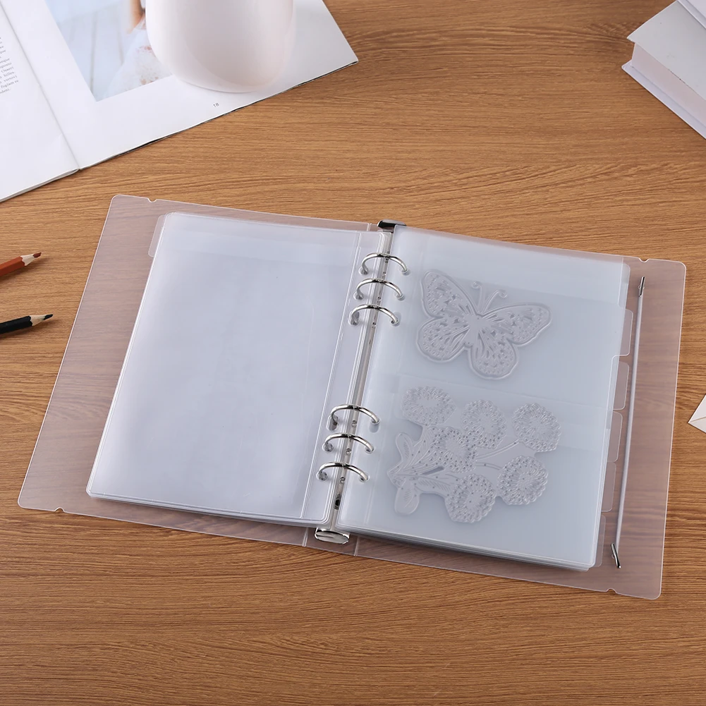 Cutting Dies Stencil Storage Book For DIY Scrapbooking Album Inner Pages Cover Collections Template Container Case Organizer storage box,storage organizer,bag organizer