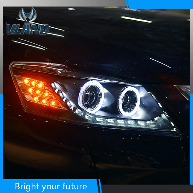 Автомобильная фара для Toyota Camry 2009 2010 2011 светодиодный DRL Bi Xenon объектив