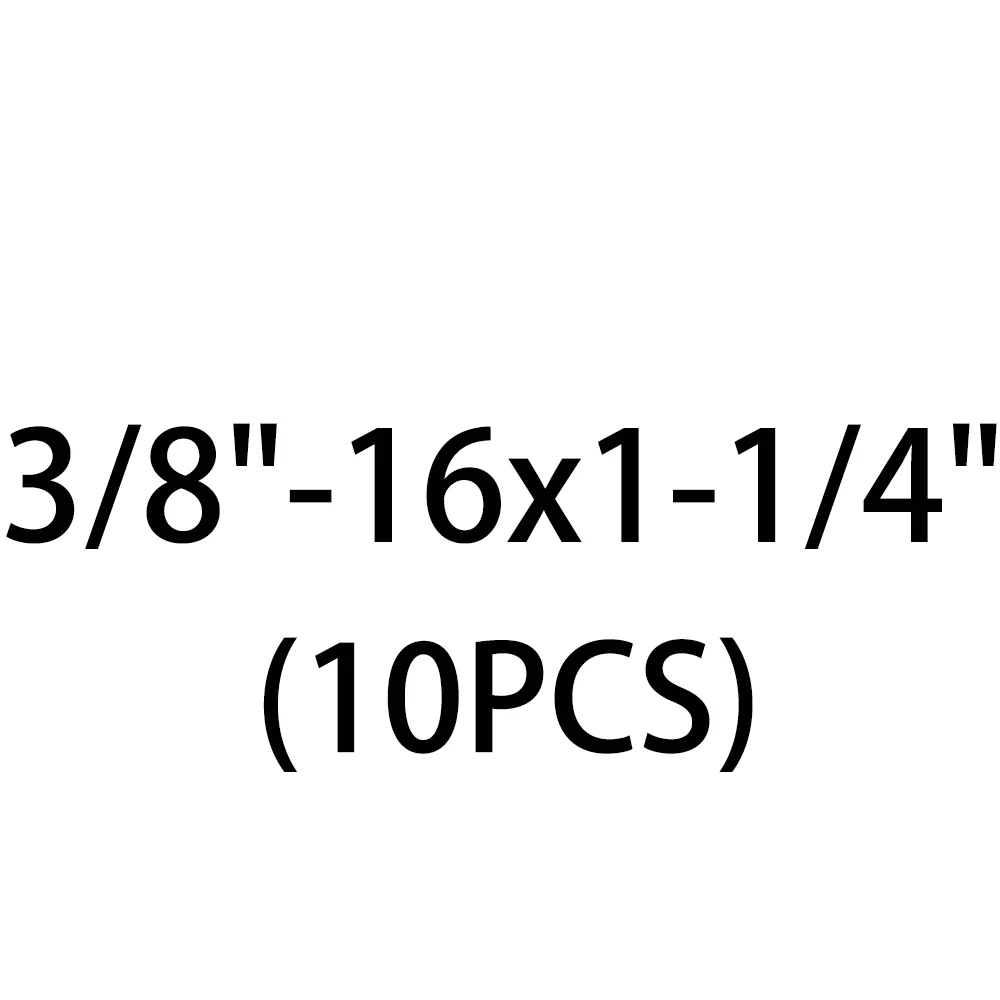 3/"-16 7/16"-14 1/"-13 Шестигранная головная крышка шестигранного болта ANSI B18.3 винт - Цвет: 10PCS