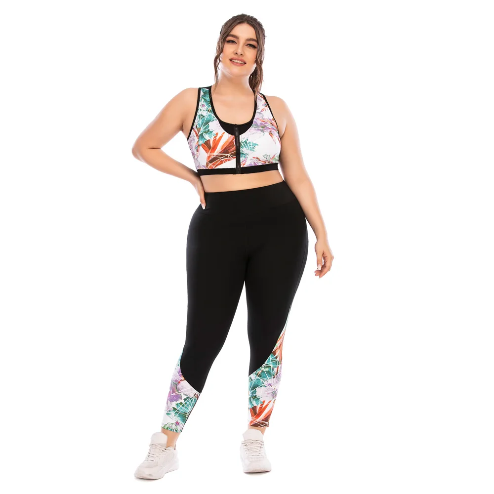 New Women Tracksuit Yoga Suit Sportswear Sportsuits Plus Size For Female Gym Sport Running Sets  Big Large Tacking Wear