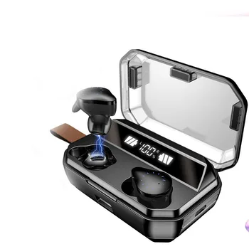 

Personal model 5.0 wireless Bluetooth headset dual ear digital display in ear large capacity TWS