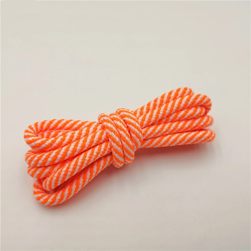 Weiou рекламные шнурки 0 45 см круглые веревки полосатый Gingham открытый кроссовки
