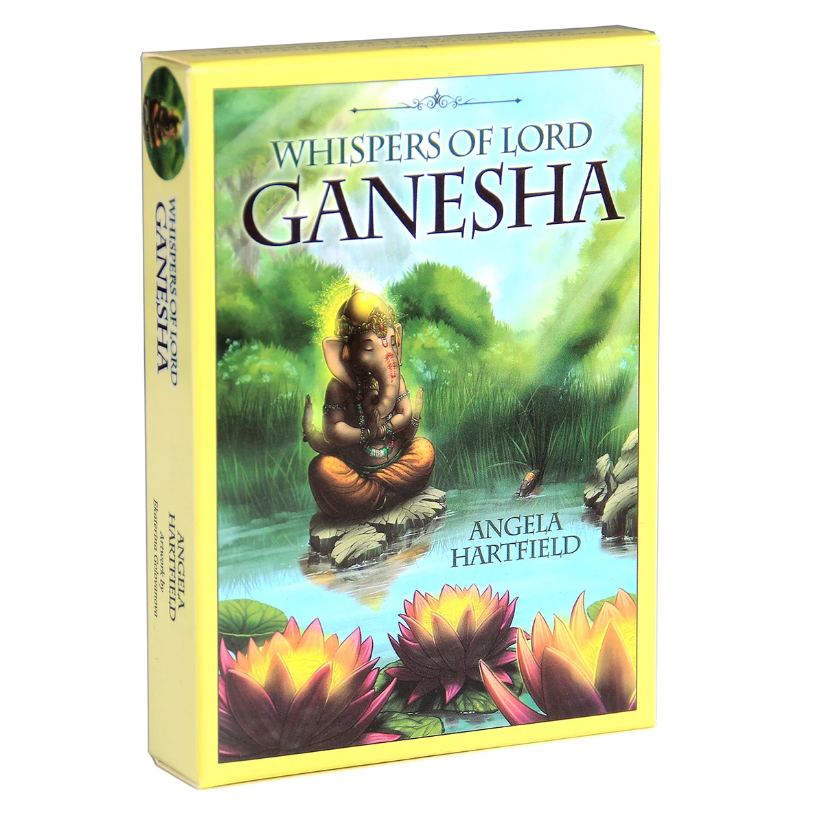 

Whispers of Lord Ganesha Oracle Card Hot Sell Tarot Cards For Divination Deck Card Game Board Game Books Elephant Headed God Toy