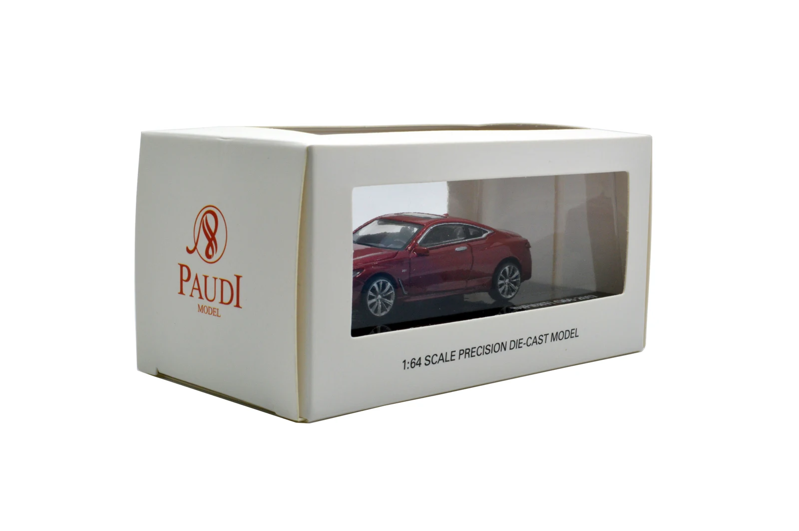Модель Paudi 1/64 1: 64 масштаб Infiniti Q60 красный литье под давлением Модель автомобиля игрушки подарки для мальчиков и девочек