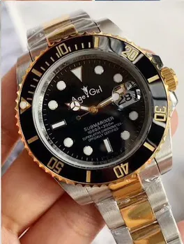 

Classic New Men Automatic Mechanical President Silver Gold Black Blue Stainless Steel Ceramic Bezel 116610LN Sapphire Watch