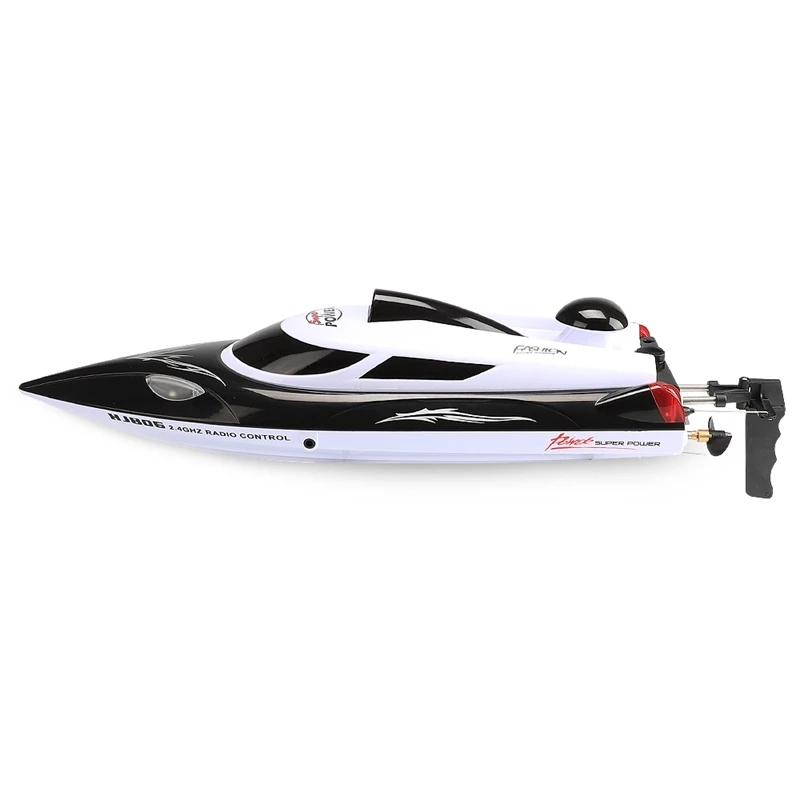HONGXUNJIE HJ806 высокая скорость 35 км/ч 200 м Контроль расстояния Быстрая RC лодка черный