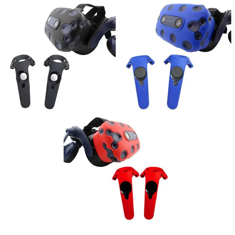 Силиконовый VR чехол для гарнитуры контроллер защитная кожа htc VIVE PRO