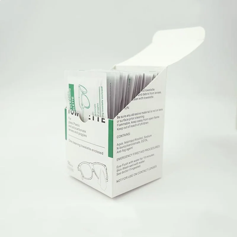150Pcs 12x15cm Disposable Lens Glasses Clean Wet Wipes Anti Fog Dust Remover Cleaning Sunglasses Phone Screen Computer