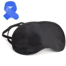 IG-100% полиэстер маска для глаз/маска для сна с полиэфирной нитью наполнения-черный+ кабельная стяжка