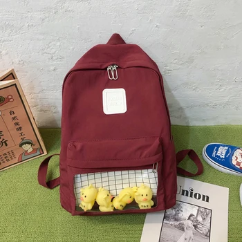 

Fashion Women Backpack For School Teenagers Colorful School Bag Female Bookbag Girl Canvas Backpack School Bag